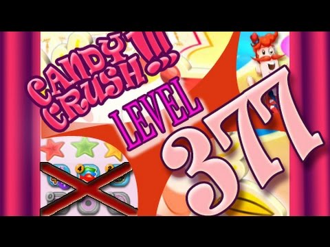 How to beat Candy Crush Saga Level 377 - 3 Stars - No Boosters - 70