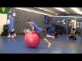Jeff Glover Stability Ball Work at 10th Planet Burbank