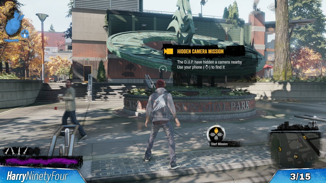 infamous second son waterfront hidden camera