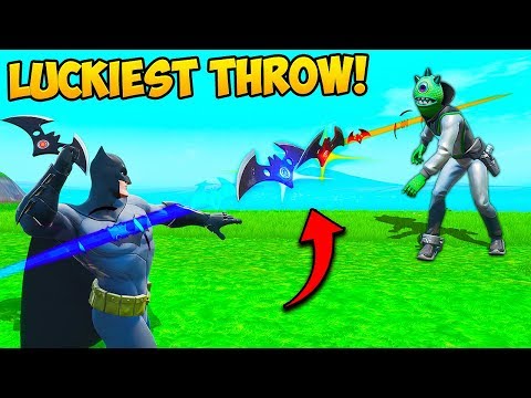 *WORLDS LUCKIEST* BATARANG THROW!! – Fortnite Funny Fails and WTF Moments! #690