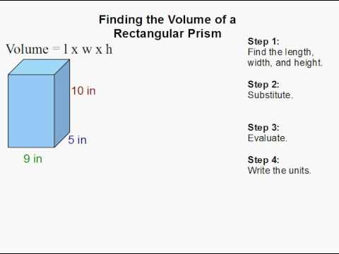 find the volume of the prism