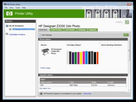 Designjet Z3200/Z3100/Z2100 Series - Disable cutter via software option on your printer