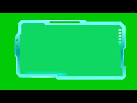 Science Fiction HUD Effect Green Screen. Free to USE. NO COPYRIGHT(5)