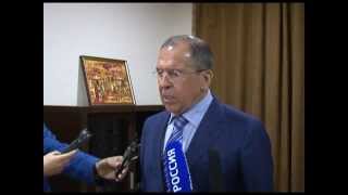 С.В.Лавров по итогам заседания СМИД ОДКБ