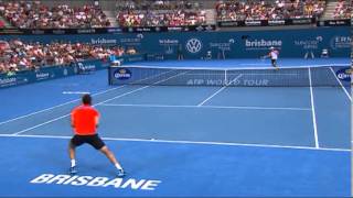 Marin Cilic v Kei Nishikori - Highlights Men's Singles Quarter Finals: Brisbane International 2014