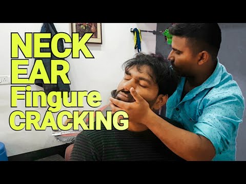 Download Asmr Indian head massage with ear/finger/ neck Cracking (Barber Mithelesh)