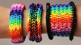 Rainbow Loom Nederlands - 3-in-1 Dragon Scale Tail || Loom bands, rainbow loom, tutorial