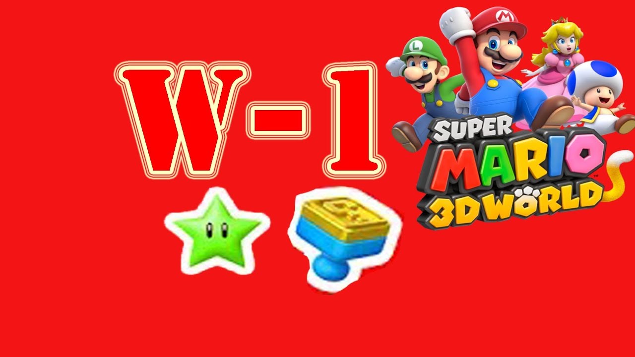 Super Mario 3d World All Stars And Stamps In World 1 Guide Wii U Youtube 6052