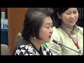 COA chief Tan makes her presence felt at the Senate probe on pork scam