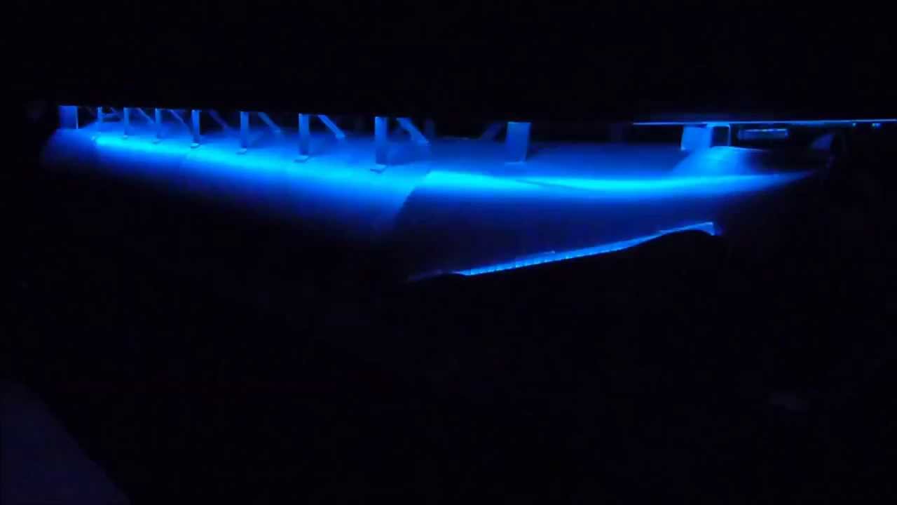 Pontoon Boat LED RGB Underdeck Lighting Kit - YouTube