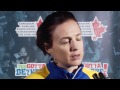 2012 Scotties Tournament of Hearts Draw 6 Media Scrum