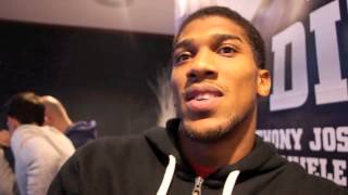 ANTHONY JOSHUA IN STUNNING FIRST ROUND KO AGAINST EMANUELE LEO - POST FIGHT INTERVIEW