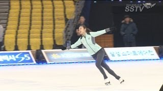 김연아(Yuna Kim) 아이스쇼 리허설 현장, '피겨여왕'의 우아한 '렛잇고' [SSTV]