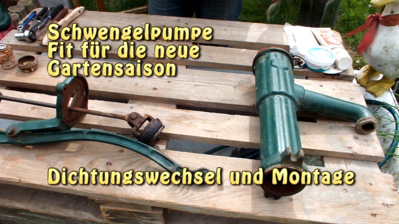 Schwengelpumpe Fit für die neue Gartensaison YouTube