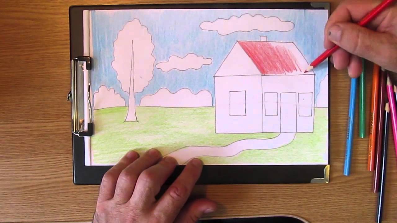 Смотреть онлайн как рисуют дом Смотреть онлайн как рисуют дом