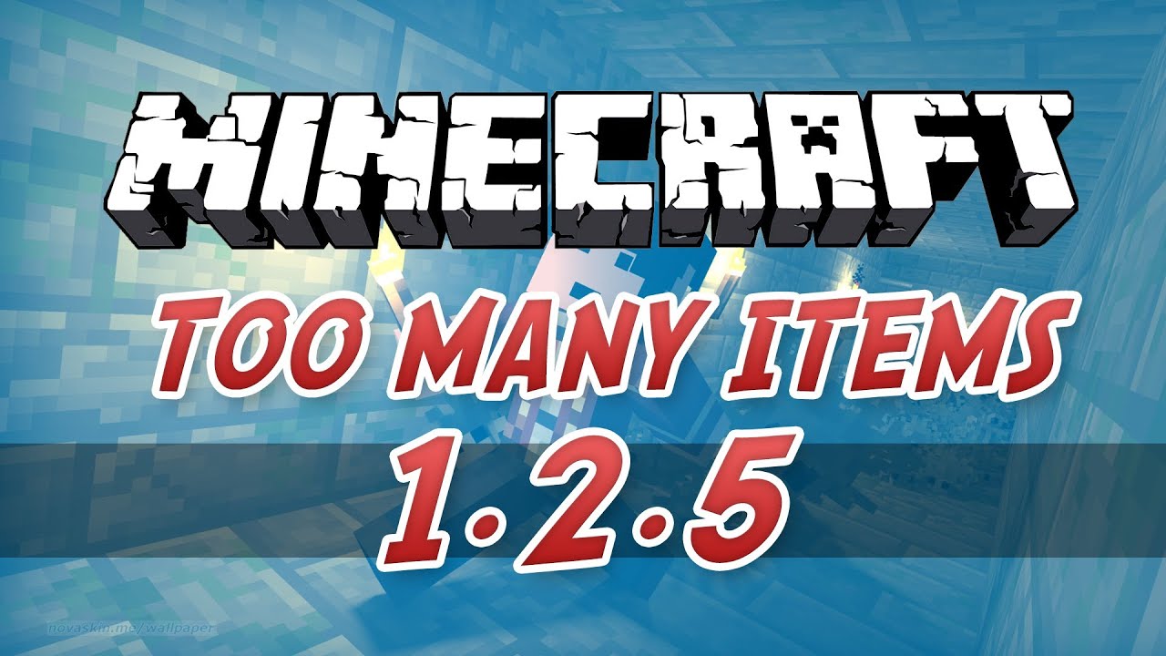 Minecraft Mod- Too many items 1.2.5 - YouTube