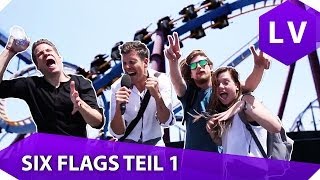 Reisegruppe Six Flags auf dem Weg zum Achterbahnspaß!