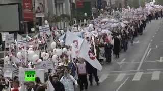 Румынские врачи провели массовый митинг за повышение зарплат