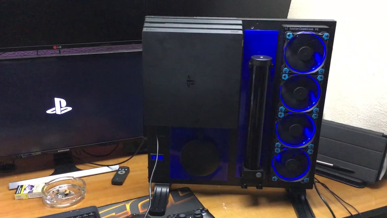 PS4+Pro+Water+Cooled+(Part+4)+Bending+tubes+and+adding+WATER! 