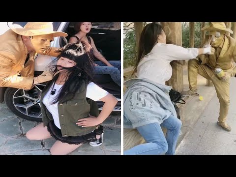 Street Troll - Must Watch New Funny😂 😂 Part 26 - Can't stop laughing【Laugh torn mouth】