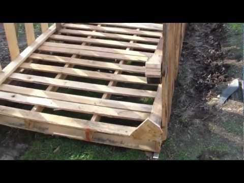  to Build Free or Cheap Shed from Pallets DIY Garage Storage - YouTube