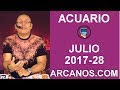 Video Horscopo Semanal ACUARIO  del 9 al 15 Julio 2017 (Semana 2017-28) (Lectura del Tarot)