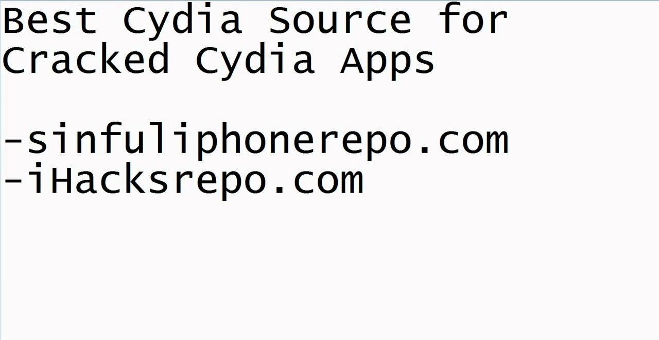 Best Source for Cracked Cydia Apps - YouTube