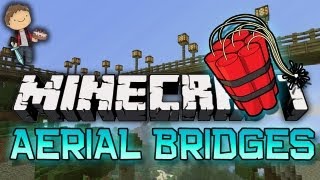 Minecraft: AERIAL BRIDGES Mini-Game! w/Mitch & Friends!