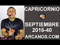 Video Horscopo Semanal CAPRICORNIO  del 25 Septiembre al 1 Octubre 2016 (Semana 2016-40) (Lectura del Tarot)