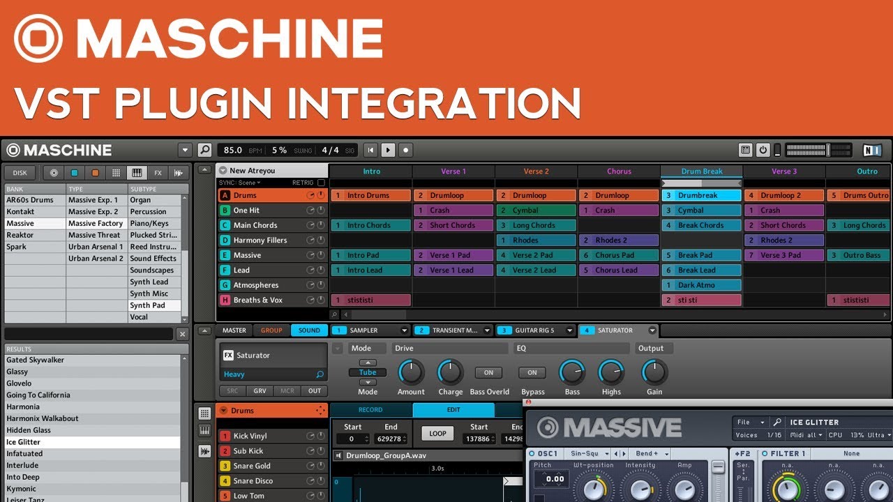 Maschine Tutorial: Working with VST Plugins - YouTube