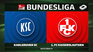 Karlsruher SC vs. 1. FC Kaiserslautern | Matchday 9 — Bundesliga 2 2025/26