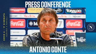 LIVE | La conferenza stampa di Mister Antonio Conte alla vigilia di Hellas Verona - Napoli