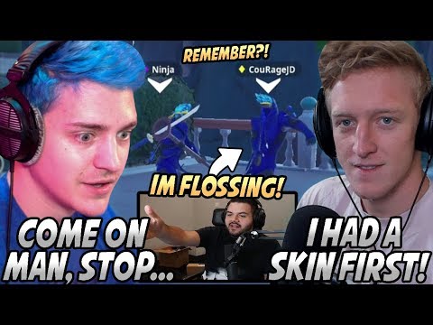Tfue Responds To Ninja Getting A SKIN! Ninja GOES OFF On Courage & Reverse2k After They BULLY Him!