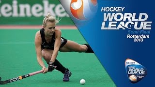 New Zealand vs Korea Women's Hockey World League Rotterdam 3/4th Playoff [22/6/13]