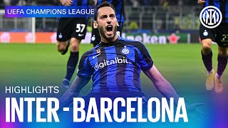 INTER 1-0 BARCELONA | HIGHLIGHTS | UEFA Champions League 2022/23 ⚽⚫🔵?