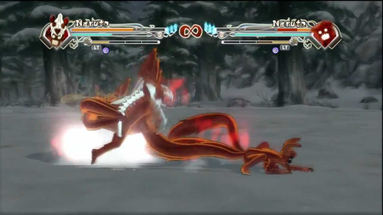 Naruto Generations : Naruto 6 Tails vs Naruto 4 Tails - YouTube