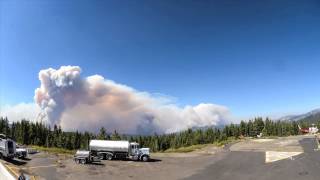 Rim Fire Time Lapse, August 2013