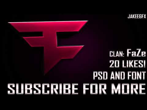 FaZe Clan Logo PSD + Download ! - YouTube