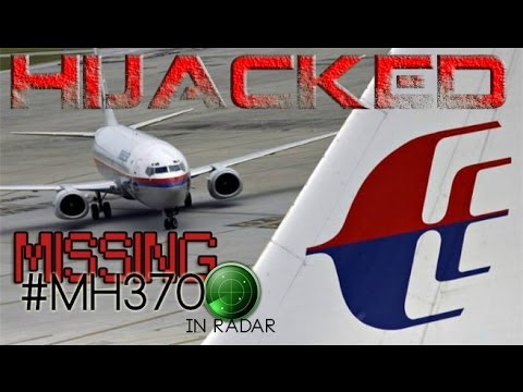 Video missing plane MH370 (Malaysia Airlines) from radar