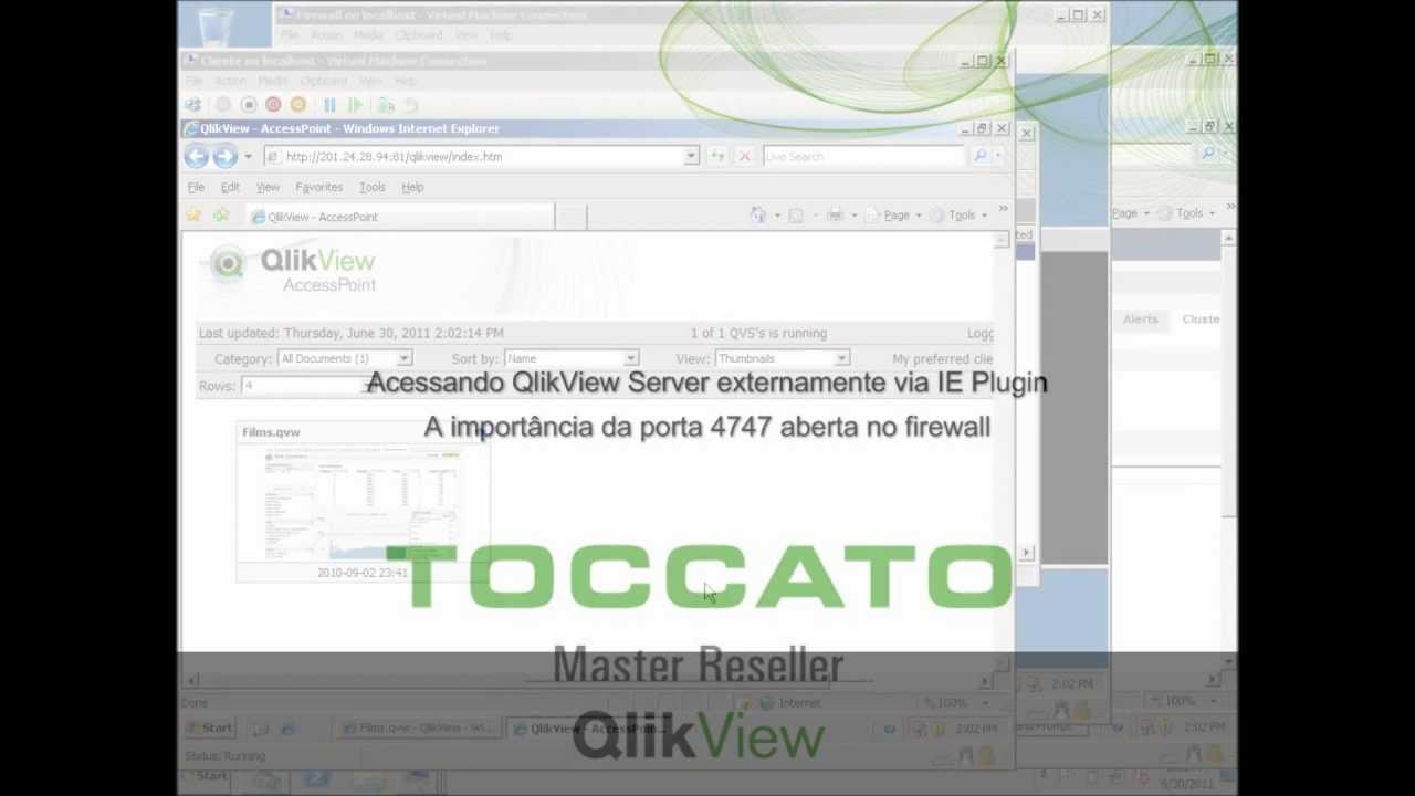 Infraestrutura QlikView Server - IE Plugin - YouTube