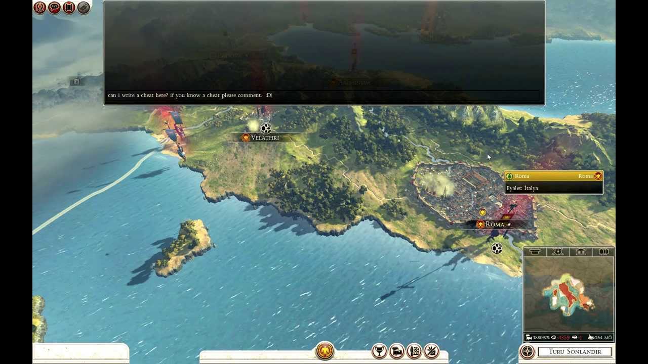 Total War : ROME II Cheats - YouTube