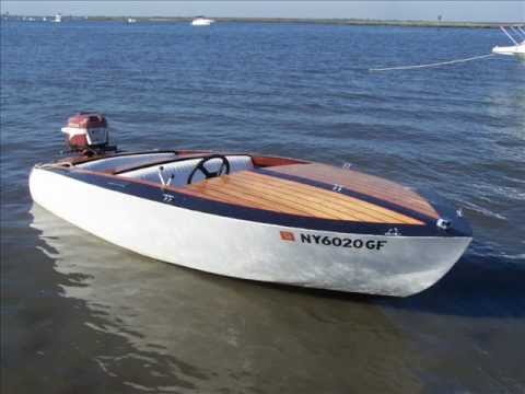Homemade Wood Boat - YouTube