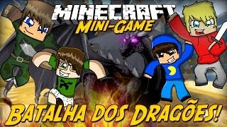 Minecraft: Batalha de Dragões! (Mini-Game Novo)