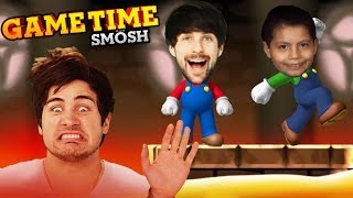 MARIO DANCES WITH LAVA (Gametime w/ Smosh Games)