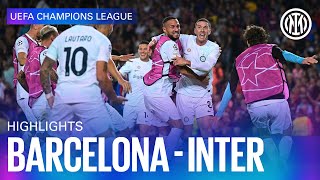 BARCELONA 3-3 INTER | HIGHLIGHTS 🇬🇧?? | UEFA Champions League 2022/2⚽⚫🔵???