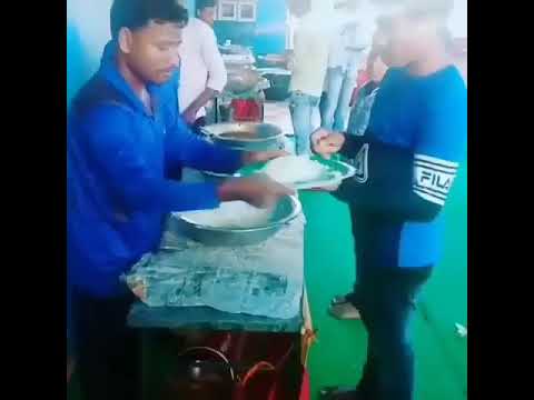 Funny food serving