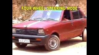 Four Wheel Steering in Maruti 800
