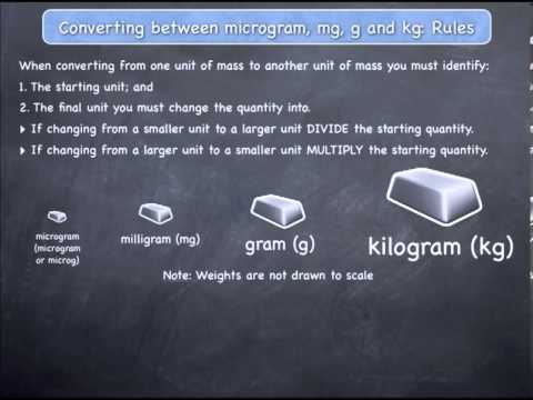 how to convert milligrams to micrograms