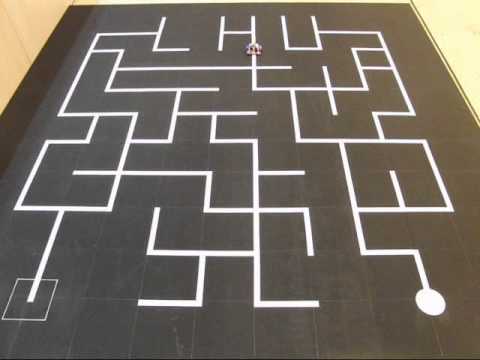 (2011 07 12) Line Maze Robot V3 - Loop Structure Maze - Youtube