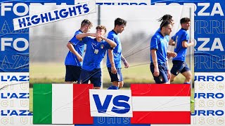 Highlights: Italia-Austria 1-0 - Under 18 (25 marzo 2022)